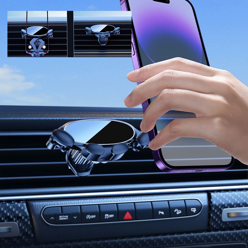 Support Téléphone Voiture Réglable 360 Degrés pour Ventilation Facile Accès - Photo 9 sur 15