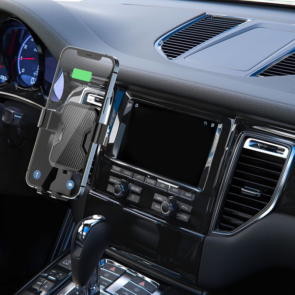 Support de téléphone pour ventilation de voiture avec clip solide et options d - Photo 10 sur 12
