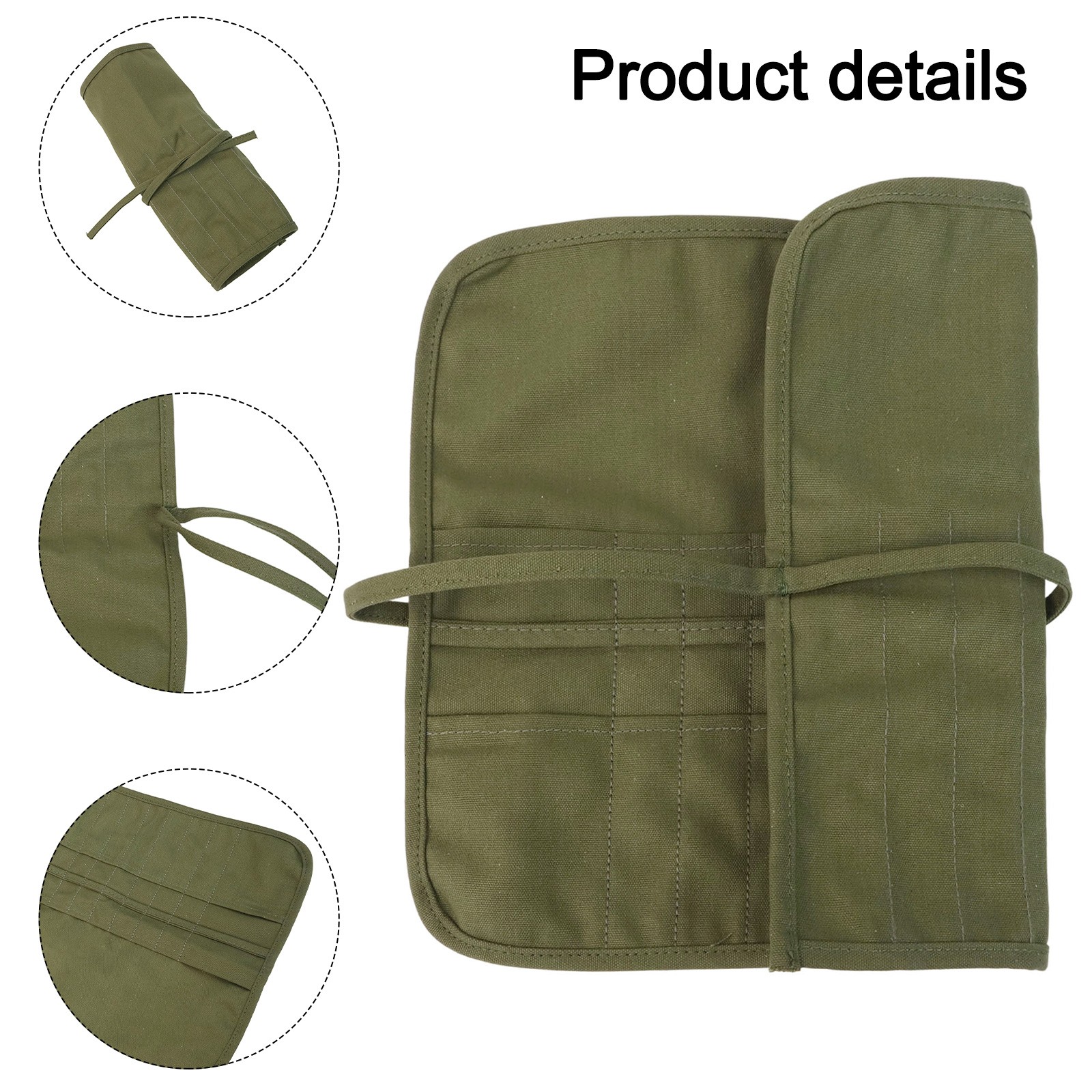 Functional Paintbrush and Pencil Storage Bag for Creative Professionals