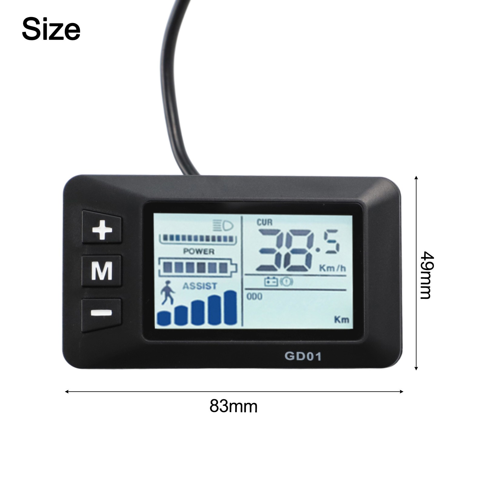 Kit Conversion Vélo Électrique - Contrôleur Brushless + Ecran LCD 36V/48V/52V 1500W/2000W