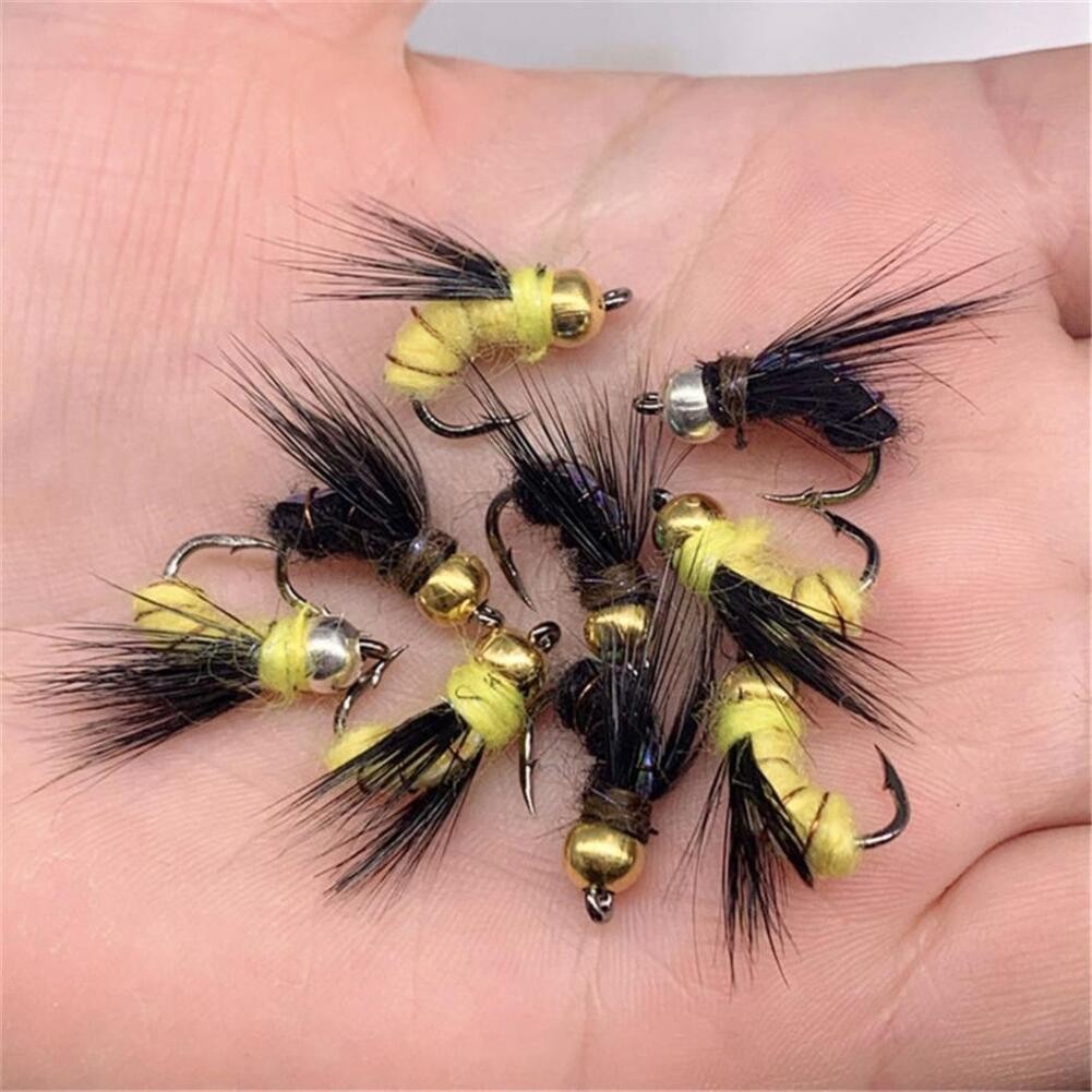 Kit de pêche à la mouche truite et bar avec 8 mouches humides sèches efficace - Photo 26/28