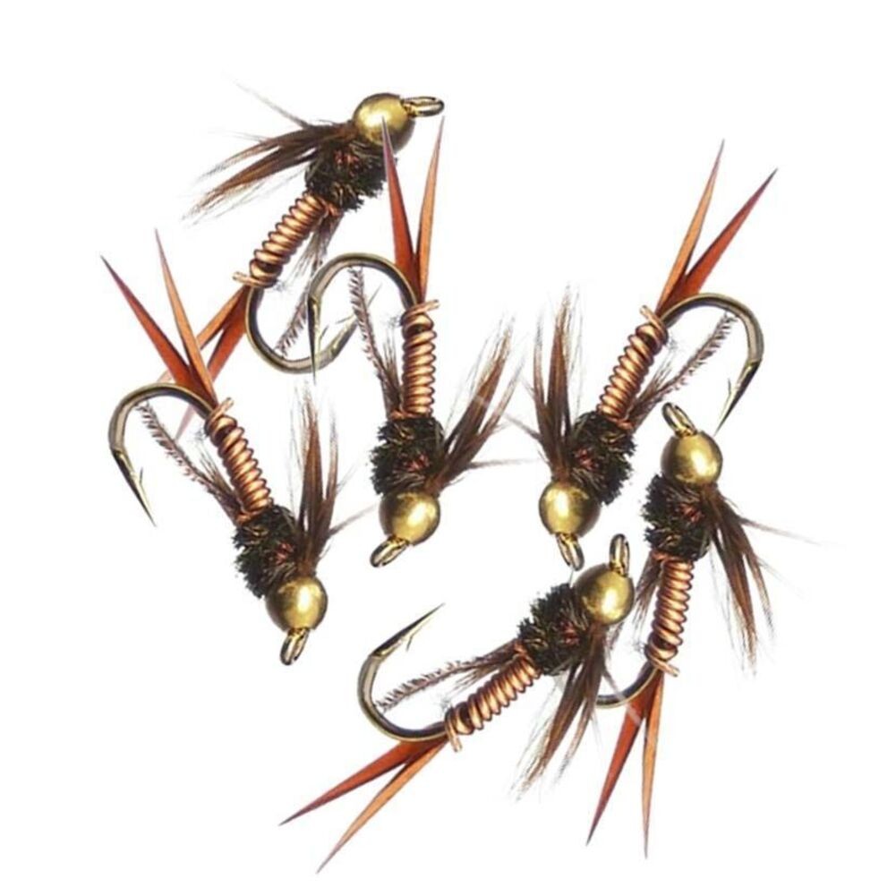 Kit de pêche à la mouche truite et bar avec 8 mouches humides sèches efficace - Photo 23/28