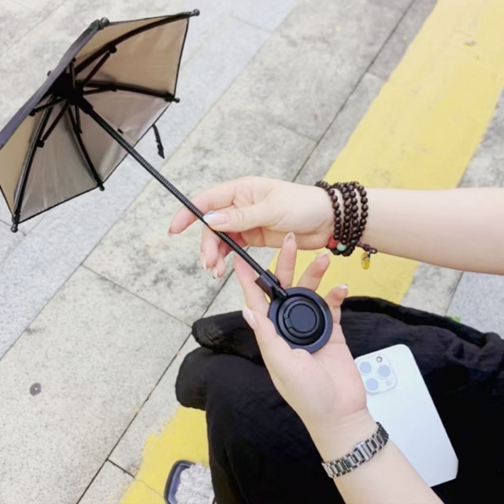 Parapluie téléphone magnétique miniature pour parasol efficace et pour écran - Photo 6 sur 16
