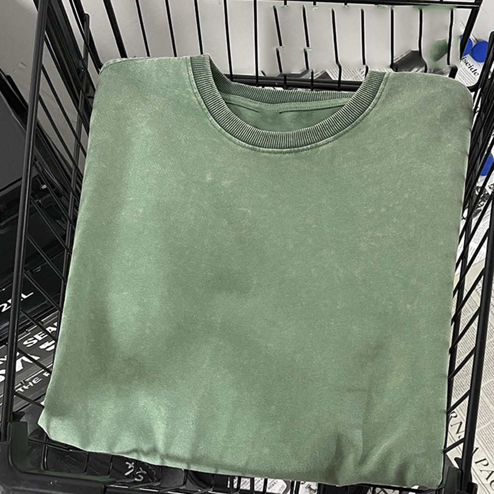 Daily Wear Vacation Outfits Oversized Mid-Sleeve Tee Casual Cotton Tee - Picture 18 of 54