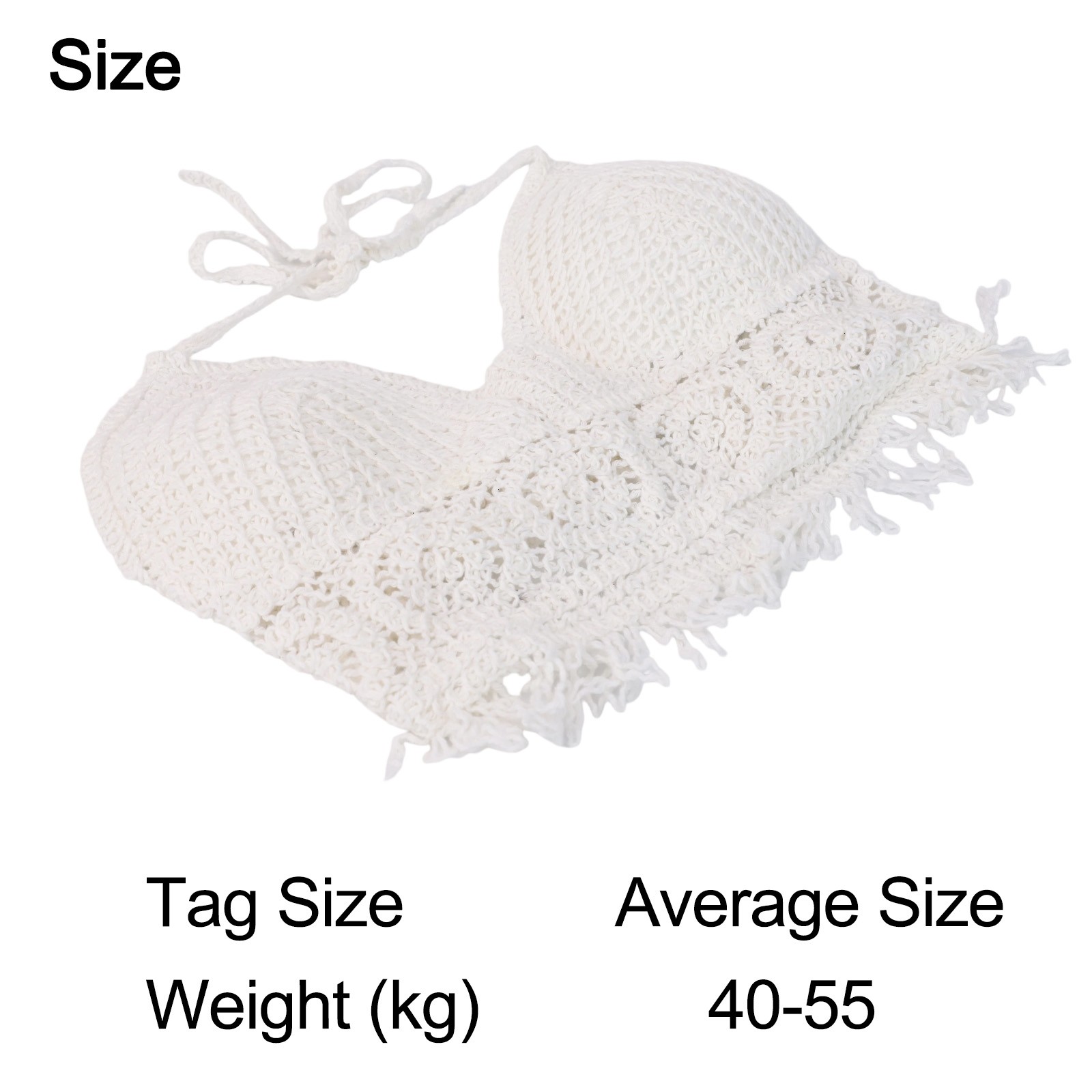 Stylish Women Crochet Halter Tank Top with Tassel for Summer Vacations - Picture 25 of 42