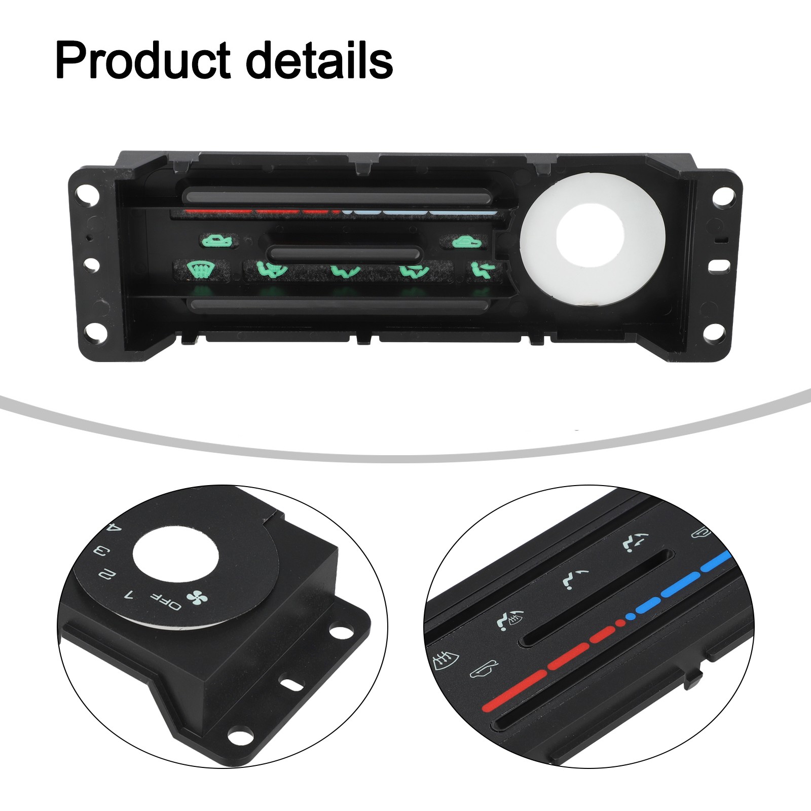 Air Conditioning Trim Panel for Mazda For Miata 1990 1997 OEM Part NA0161C04A - Picture 7 of 12