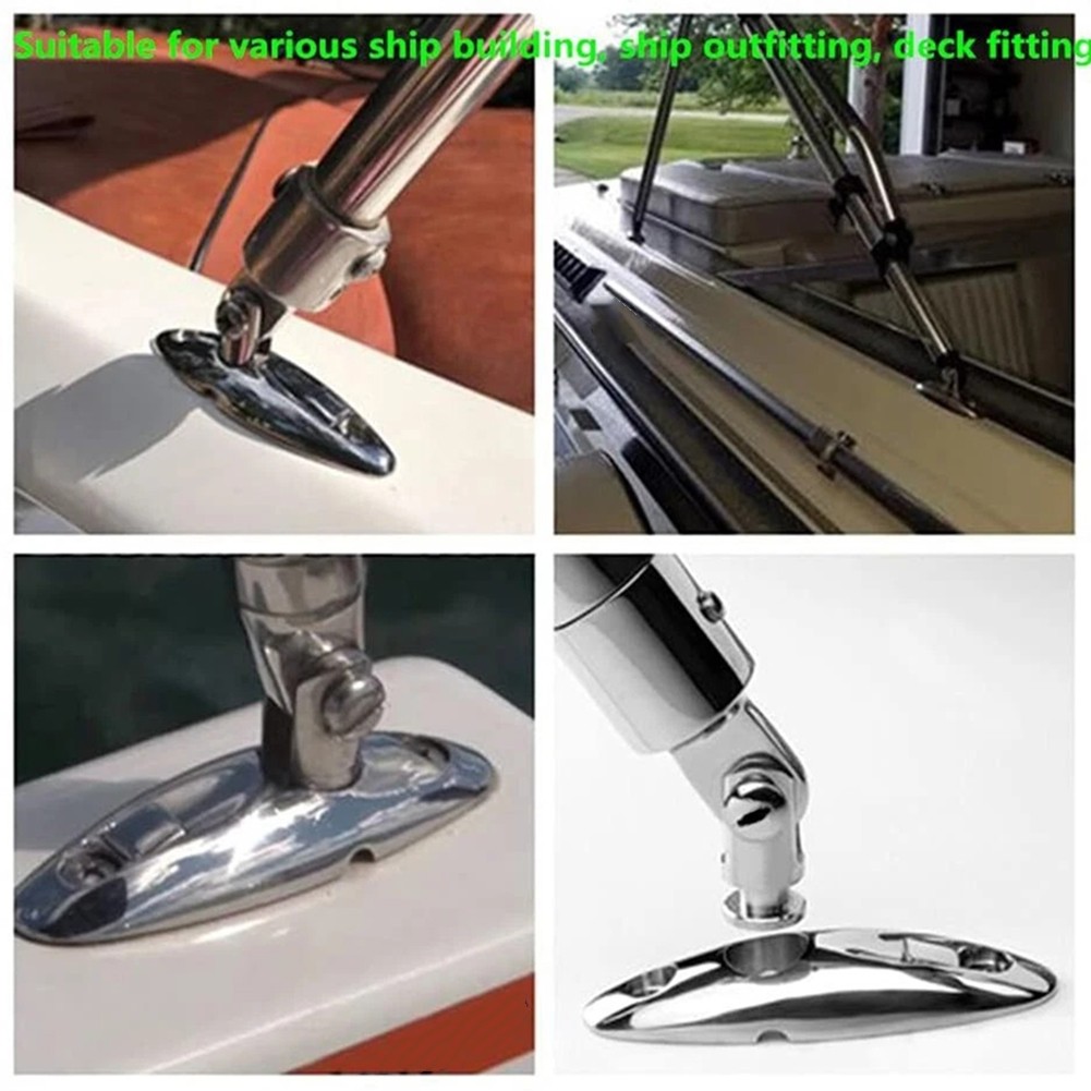 Robustes Schnellspanner Schwenkscharnier für Bimini Tops Marinequalität Edelst - Bild 6 von 9