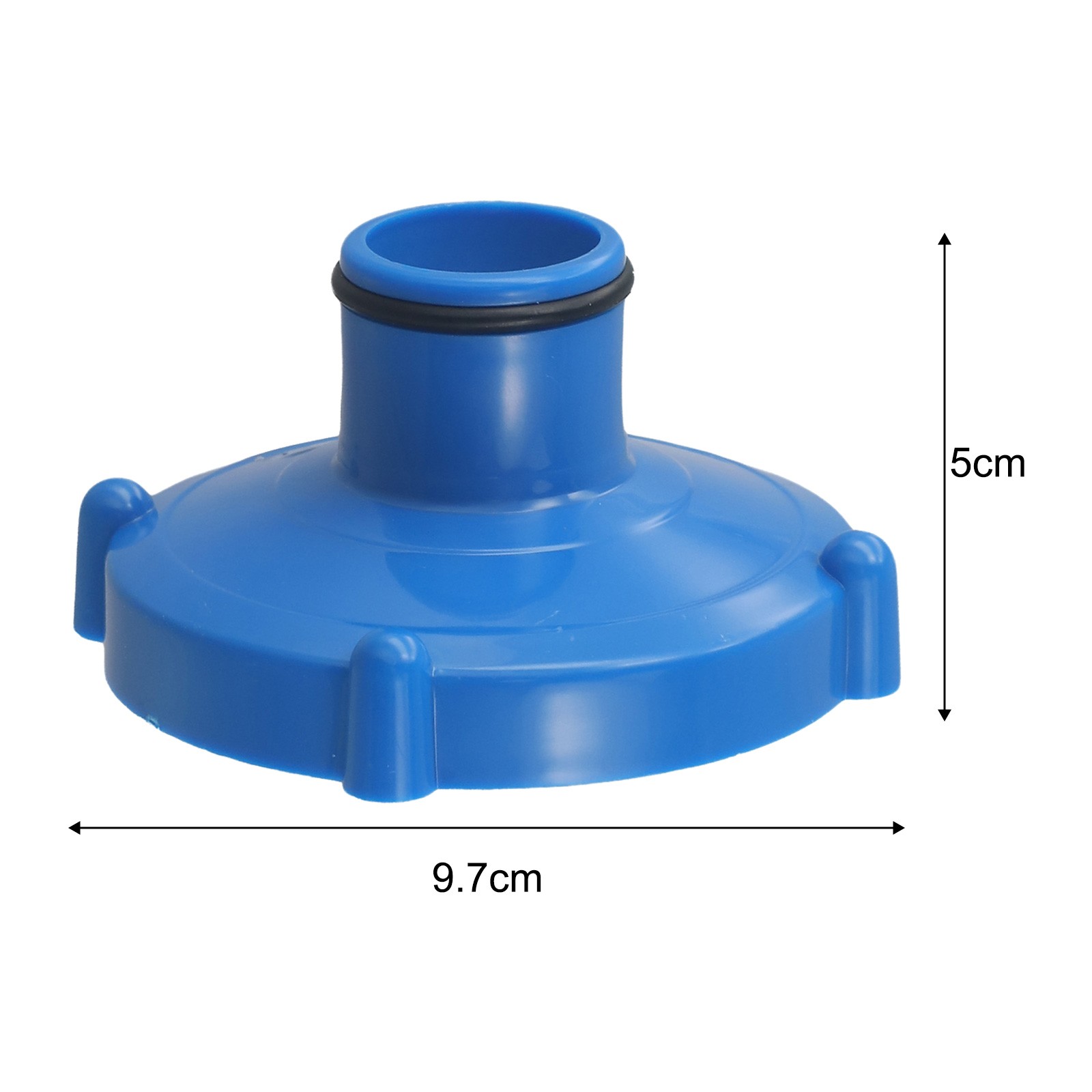 Optimal Connection PVC Blue Pool Hose Adapter Connector for Intex 9 5x9 5x5cm - Picture 34 of 41