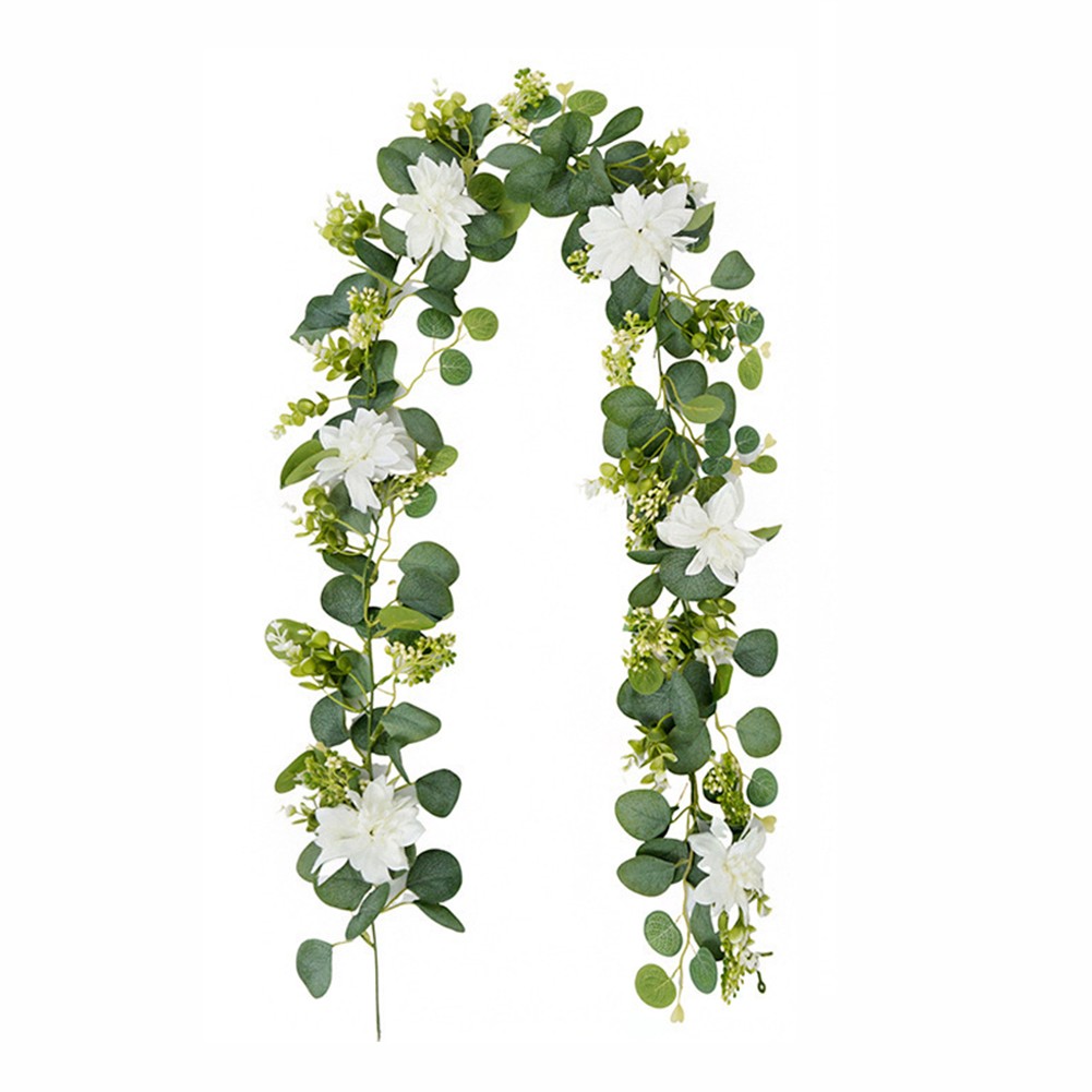 Decorative Eucalyptus Leaves and Rattan for Creative Table Centerpieces