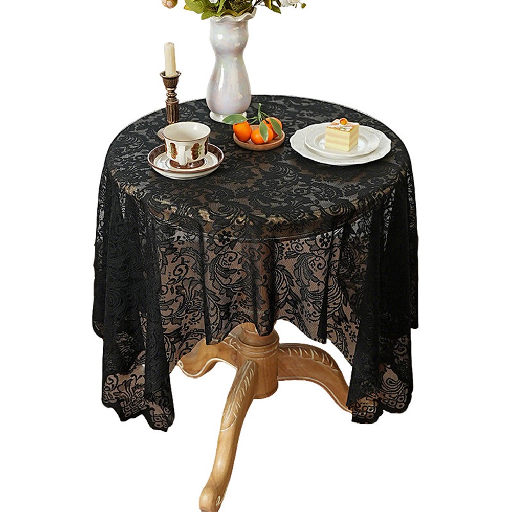 Decorative Lace Table Cover for Dining and Coffee Tables For Rectangular Round - Picture 26 of 60