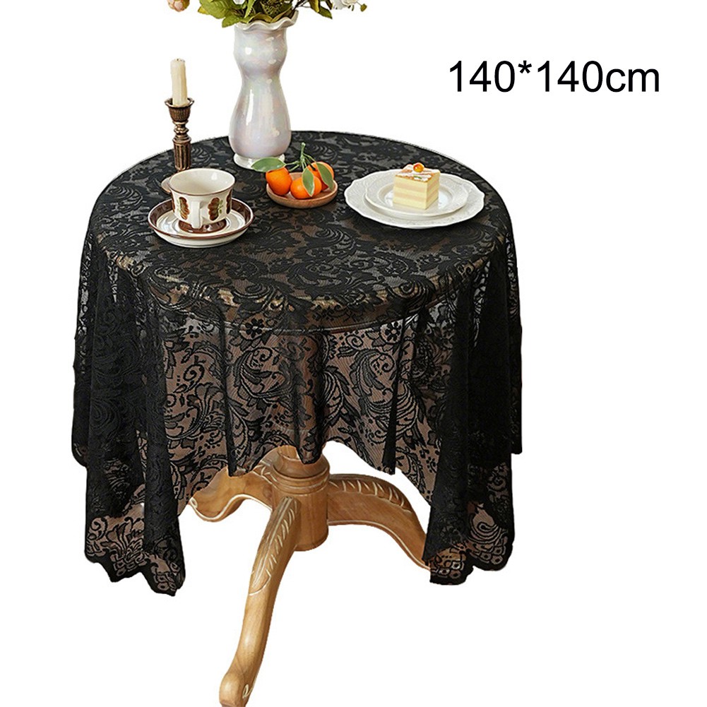 Decorative Lace Table Cover for Dining and Coffee Tables For Rectangular Round - Picture 28 of 60