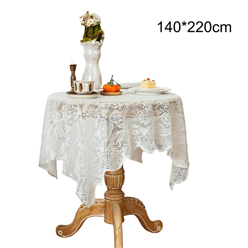 Decorative Lace Table Cover for Dining and Coffee Tables For Rectangular Round - Picture 48 of 60