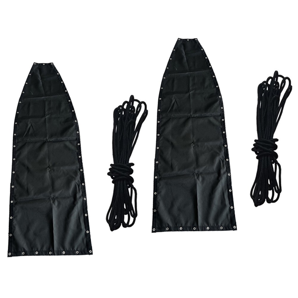 Black Swing Chair Replacement Cloth 64x197x23CM for Indoor Outdoor Use