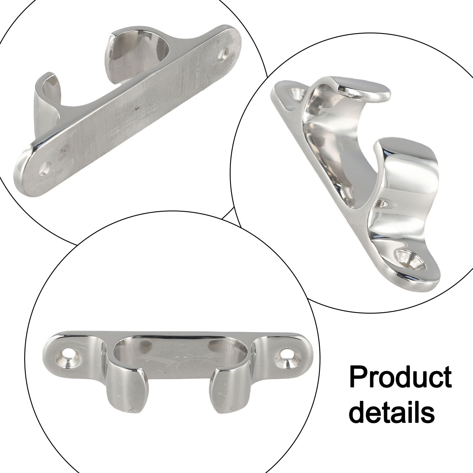 Stainless Steel Bow Chock for Boats with Straight Fairlead and Cable Fixing - Picture 26 of 64