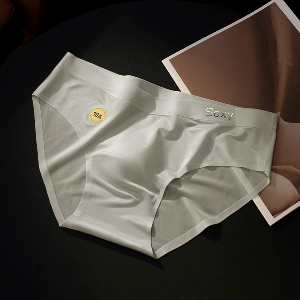 Calzoncillos ultra ligeros de seda helada transparentes de secado rápido transpirables para hombre - Imagen 14 de 30