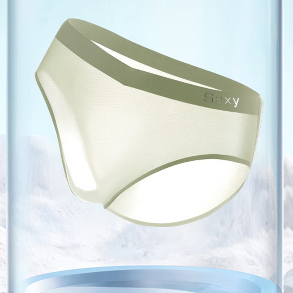 Calzoncillos ultra ligeros de seda helada transparentes de secado rápido transpirables para hombre - Imagen 22 de 30