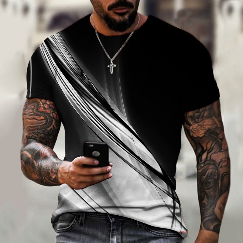 T shirt été homme léger respirant à col rond manches courtes - Picture 13 of 16