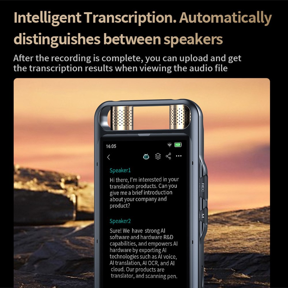 Voice Recording Assistant with AI Support for 134 Language Transcription - Picture 3 of 8