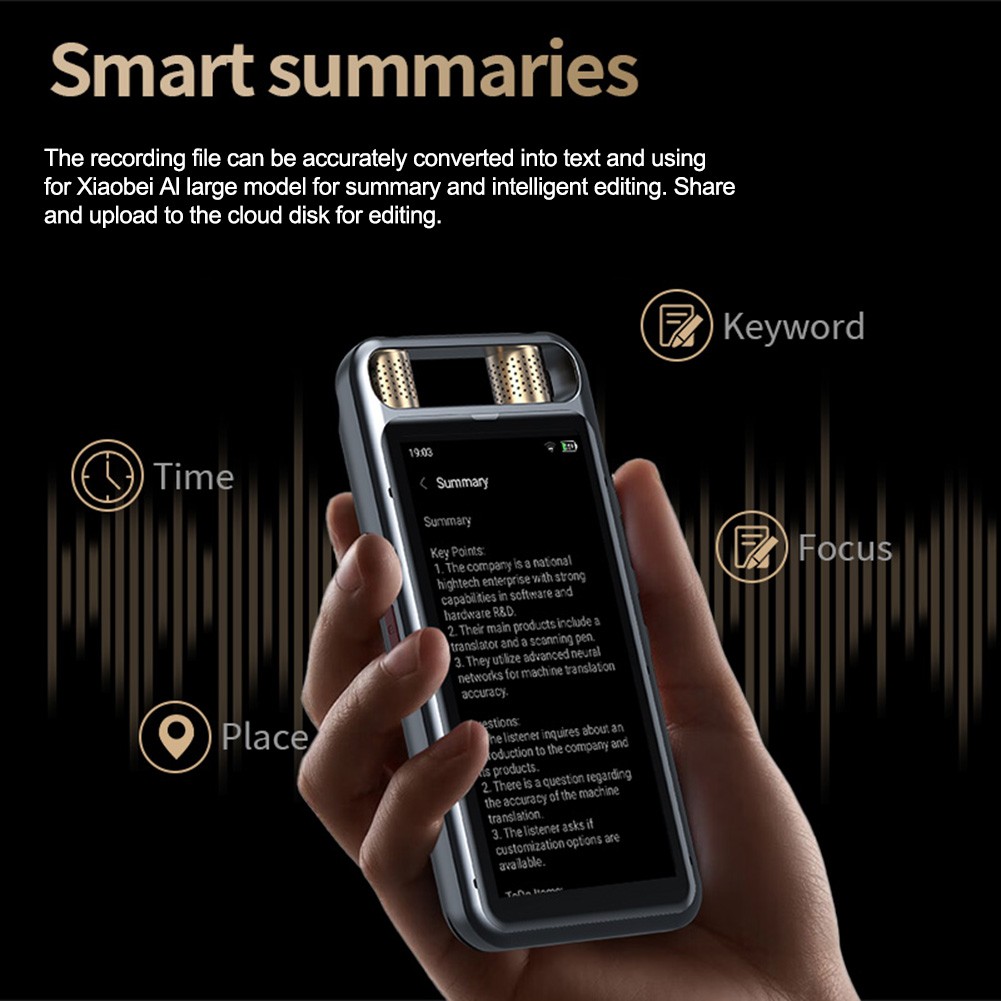 Voice Recording Assistant with AI Support for 134 Language Transcription - Picture 6 of 8