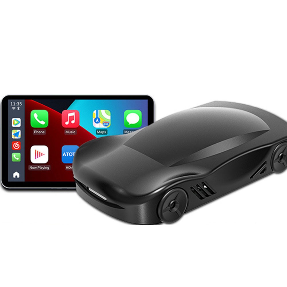 F??r CarPlay i f??r Samochodowy adapter bezprzewodowy Android z podstawą karty TF??tzung - Zdjęcie 6 z 8