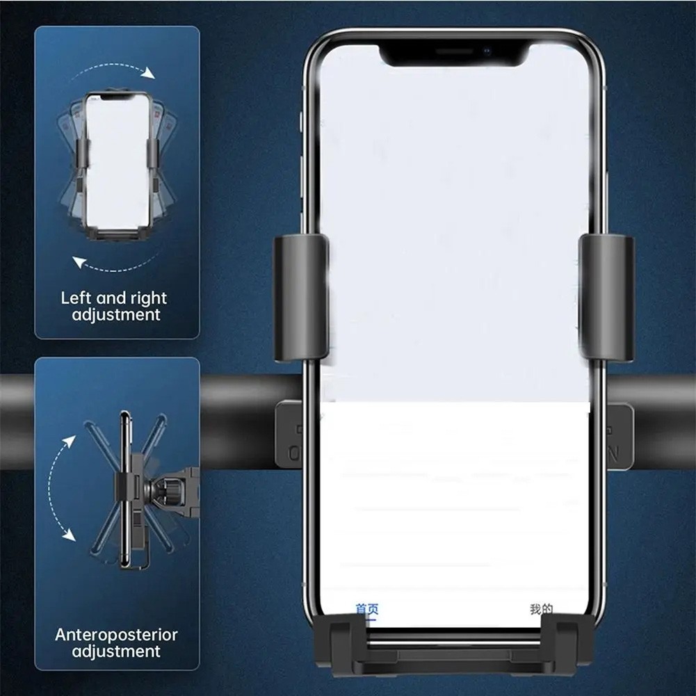 Support Téléphone Robuste pour Motos Angle de Vision Réglable pour Navigation - Photo 9 sur 12
