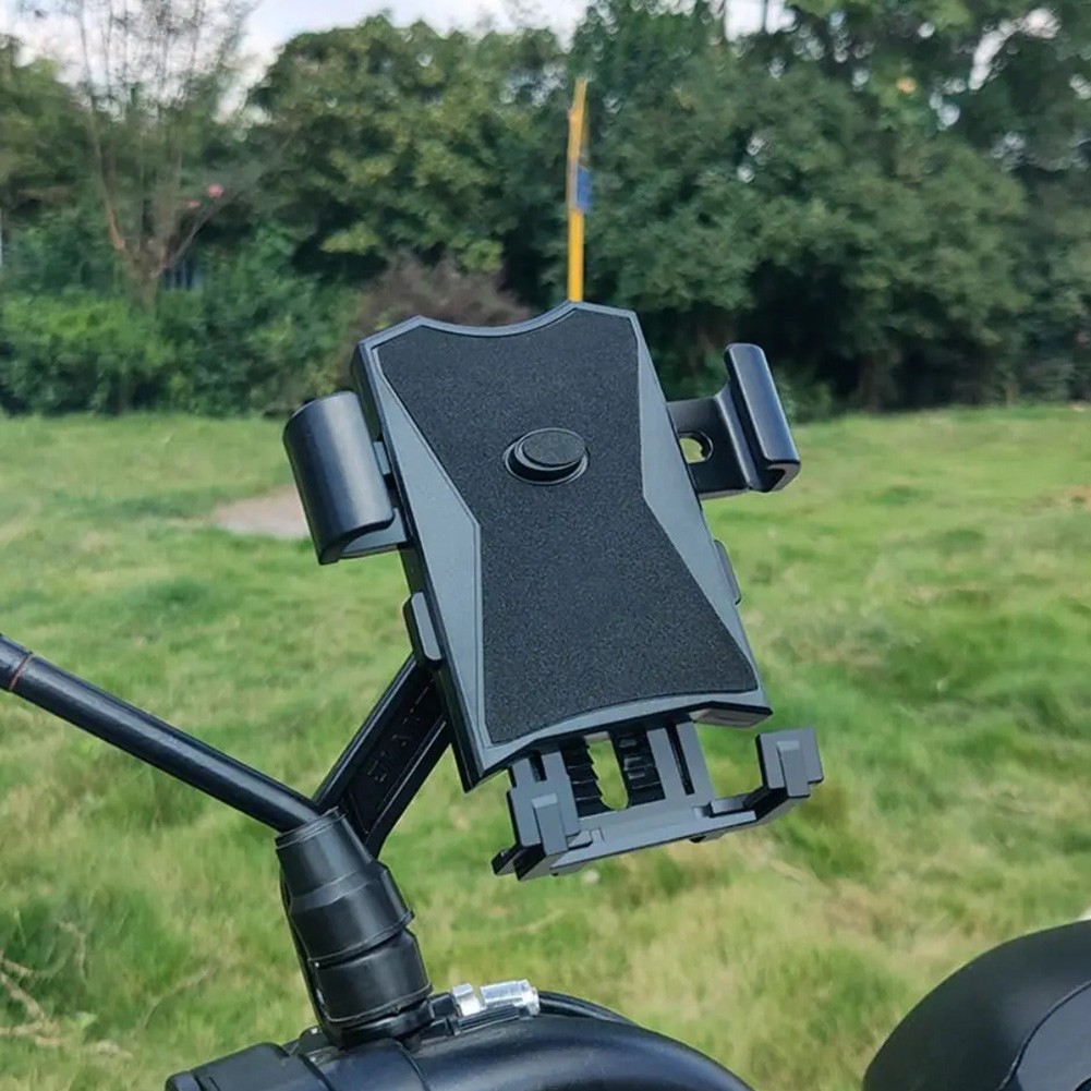 Support Téléphone Robuste pour Motos Angle de Vision Réglable pour Navigation