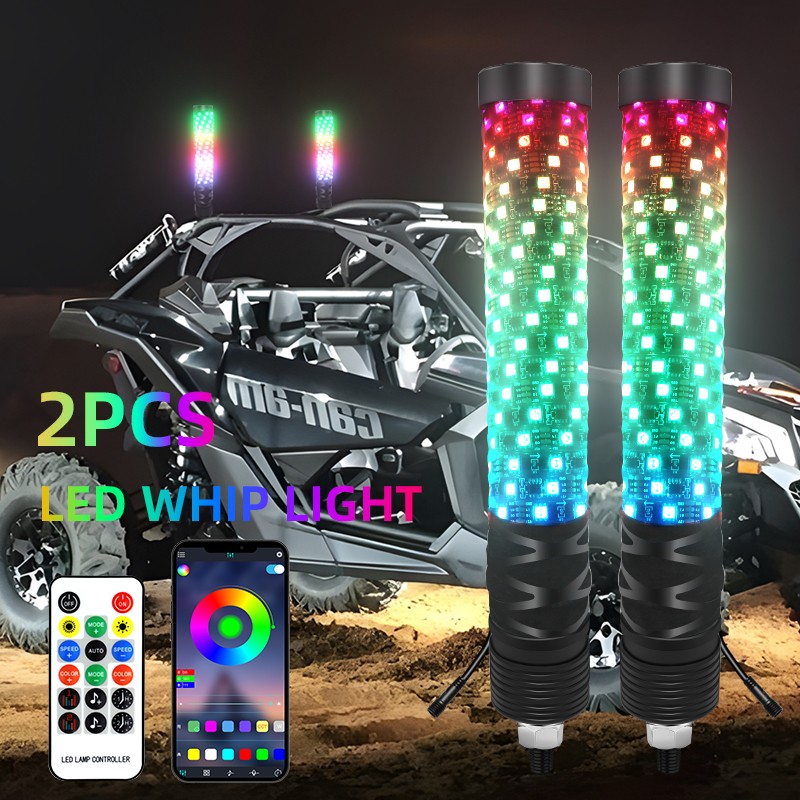 LED Flagpole Lighting for Offroad Adventures with APP and Remote Features - Picture 10 of 10