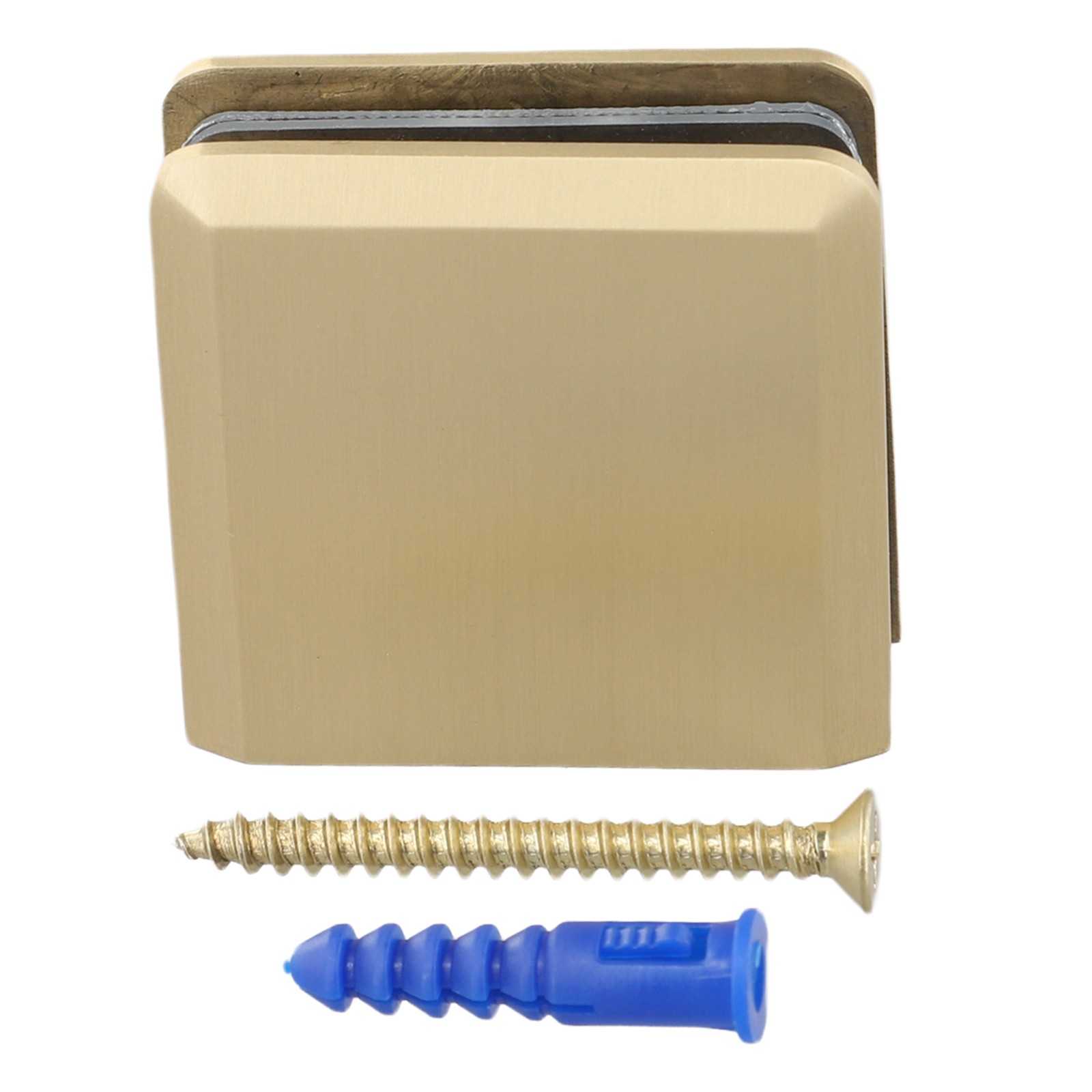 Abrazadera de vidrio de latón premium para instalación de baño de vidrio de 8 - Imagen 38 de 45