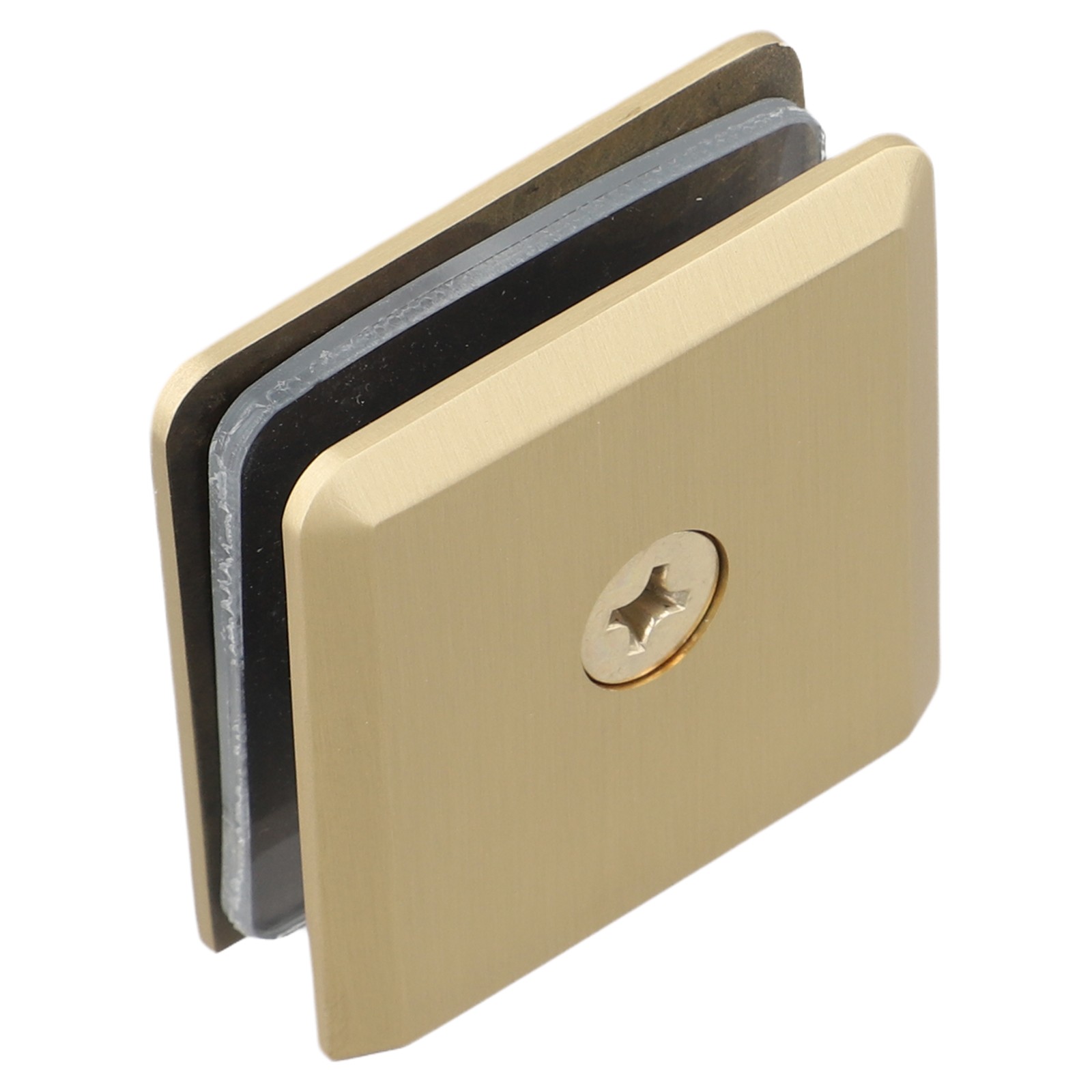 Abrazadera de vidrio de latón premium para instalación de baño de vidrio de 8 - Imagen 39 de 45