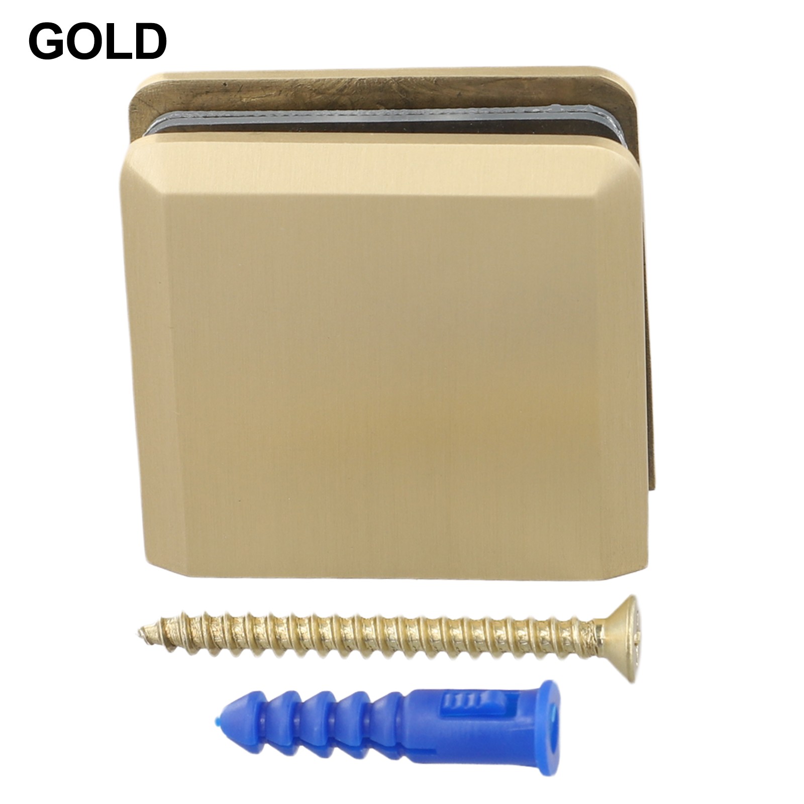 Abrazadera de vidrio de latón premium para instalación de baño de vidrio de 8 - Imagen 34 de 45