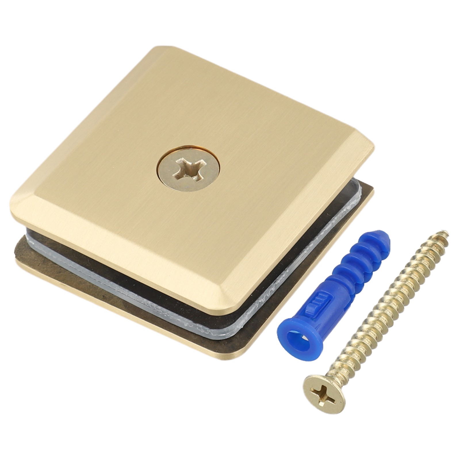 Abrazadera de vidrio de latón premium para instalación de baño de vidrio de 8 - Imagen 41 de 45
