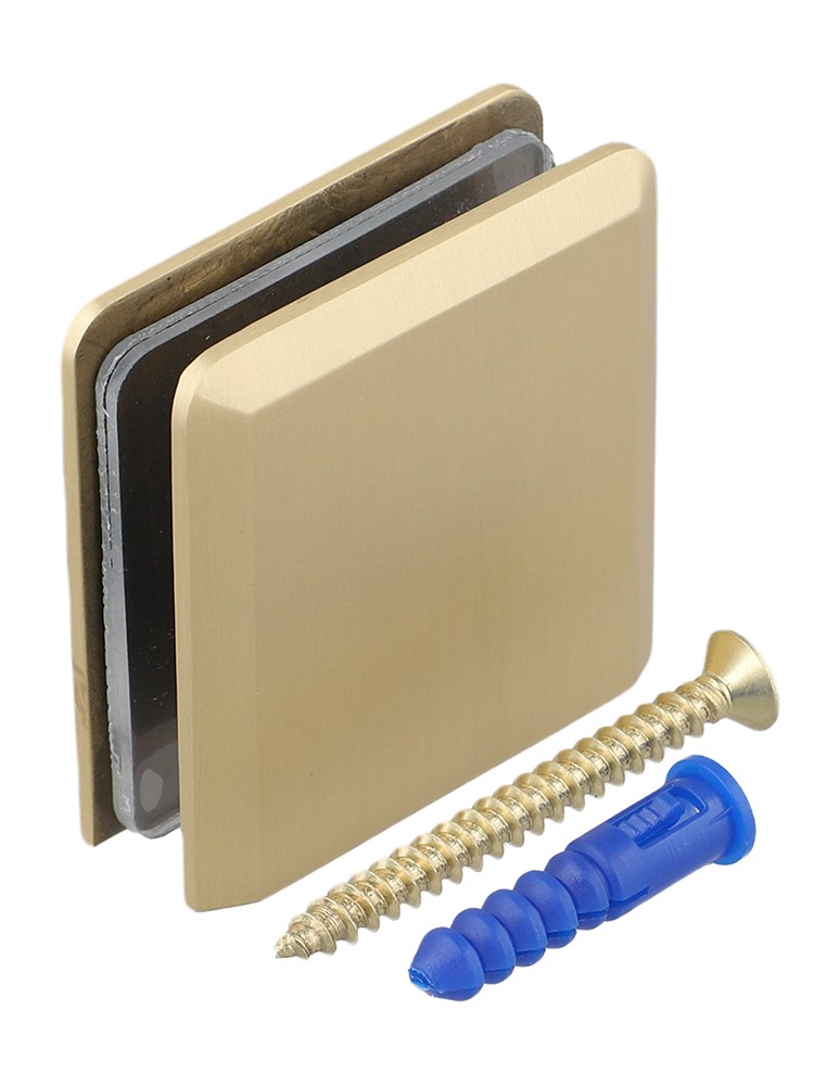 Abrazadera de vidrio de latón premium para instalación de baño de vidrio de 8 - Imagen 40 de 45