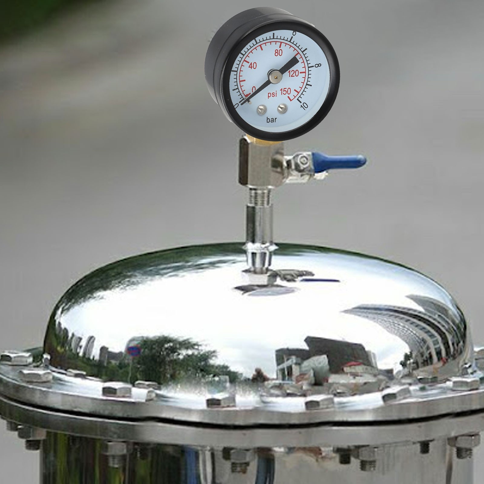 Filter Pressure Gauge with Clear Readability for Reduced Misinterpretation