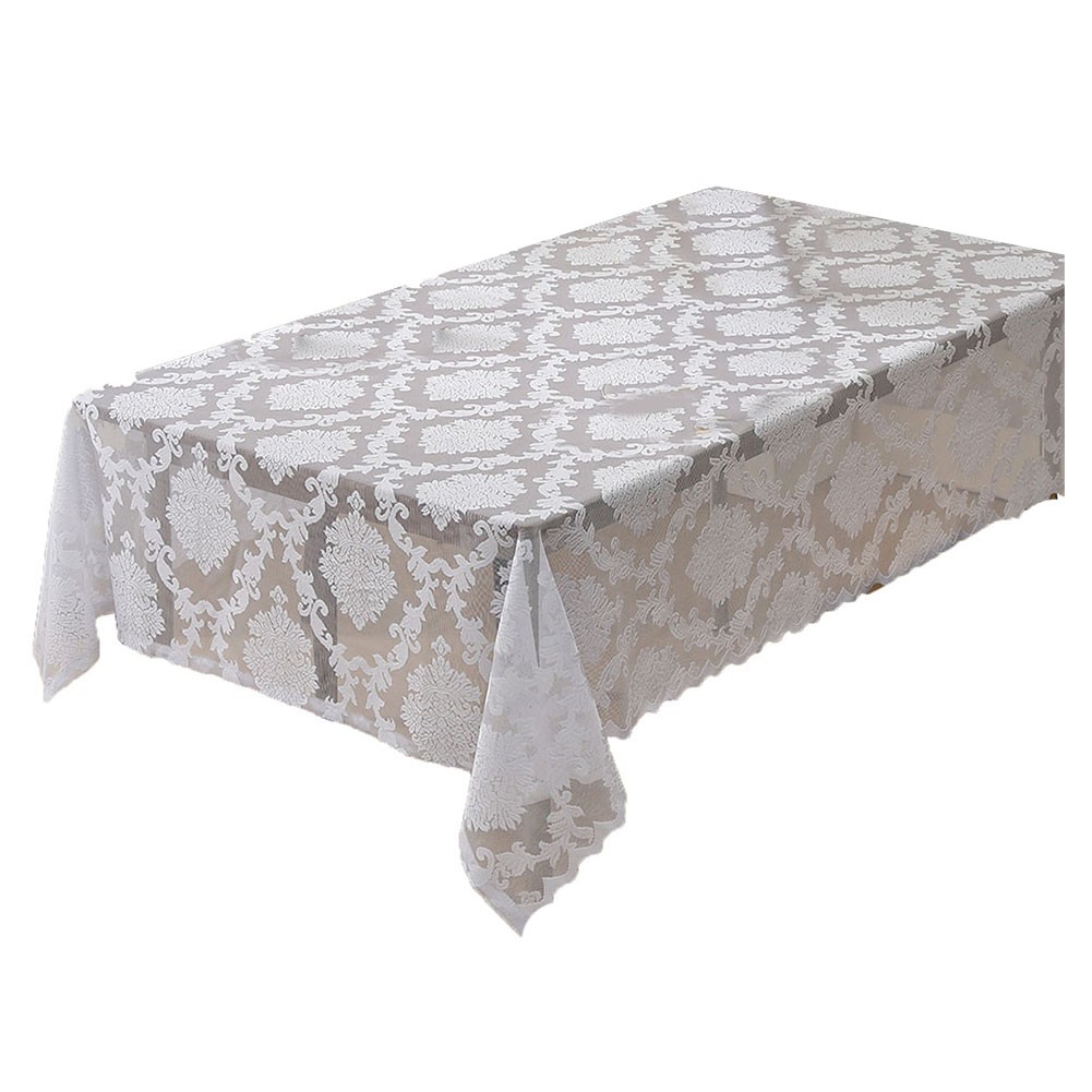 Lace Tablecloth Dustproof Protection Multiple Sizes Available Elegant Parties - Picture 13 of 21