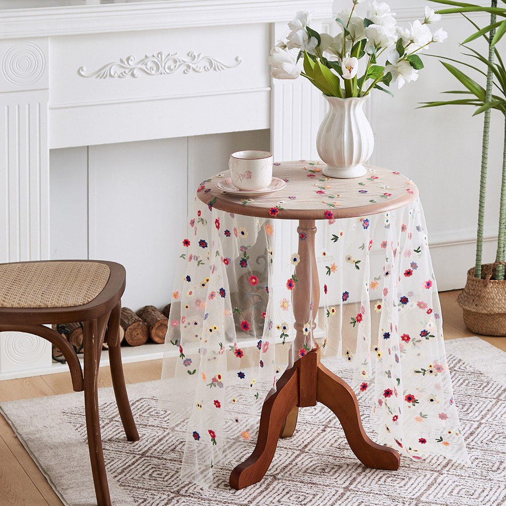 Charming Flower Lace Table Cover Enhance Your For Home and Event Decor - Picture 14 of 22