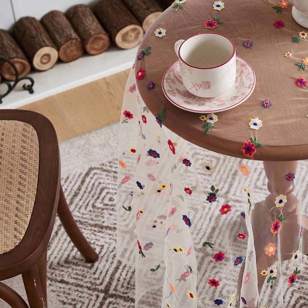Charming Flower Lace Table Cover Enhance Your For Home and Event Decor - Picture 15 of 22