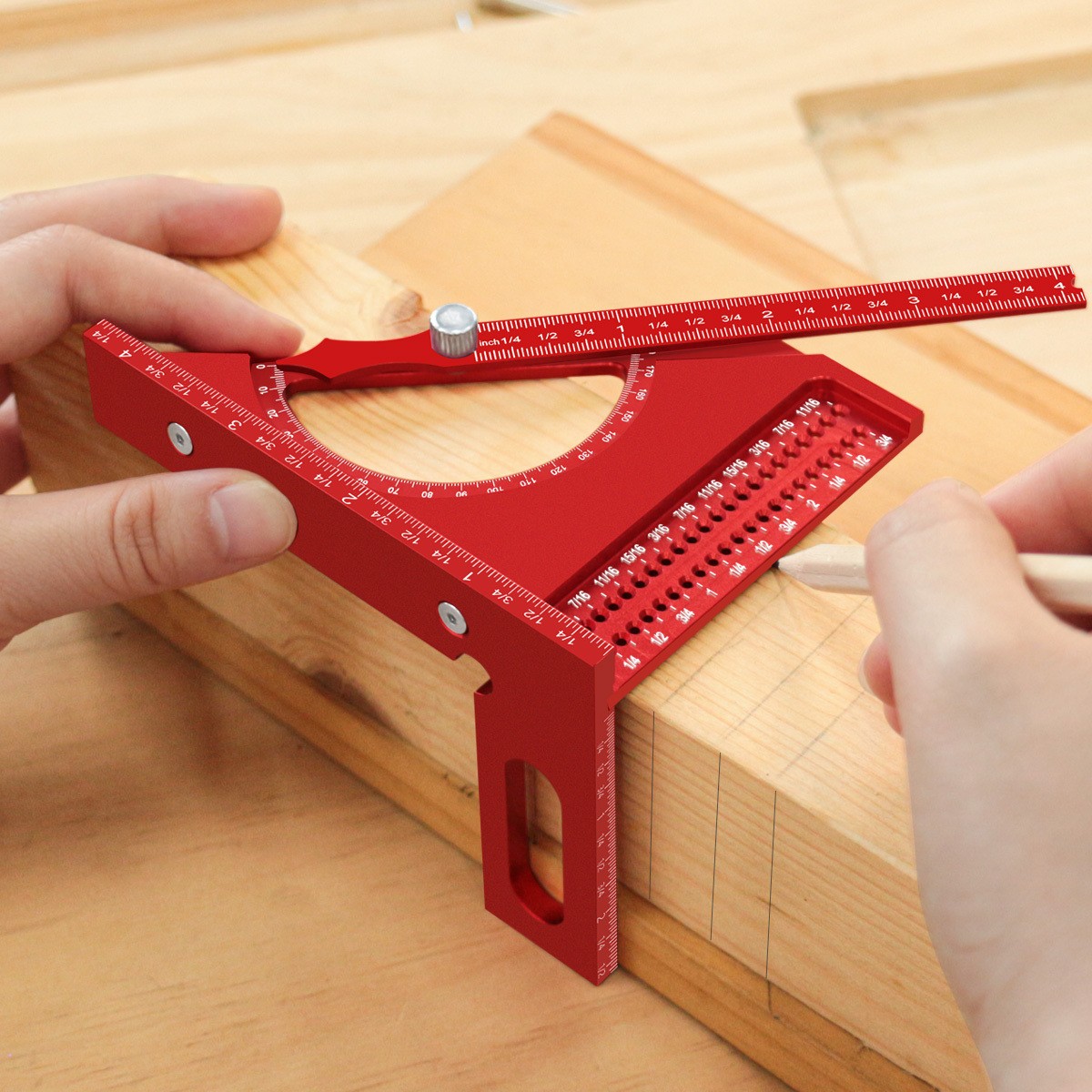Adjustable Multi Angle Measuring Ruler for Accurate Square Marking Lines - Picture 15 of 23