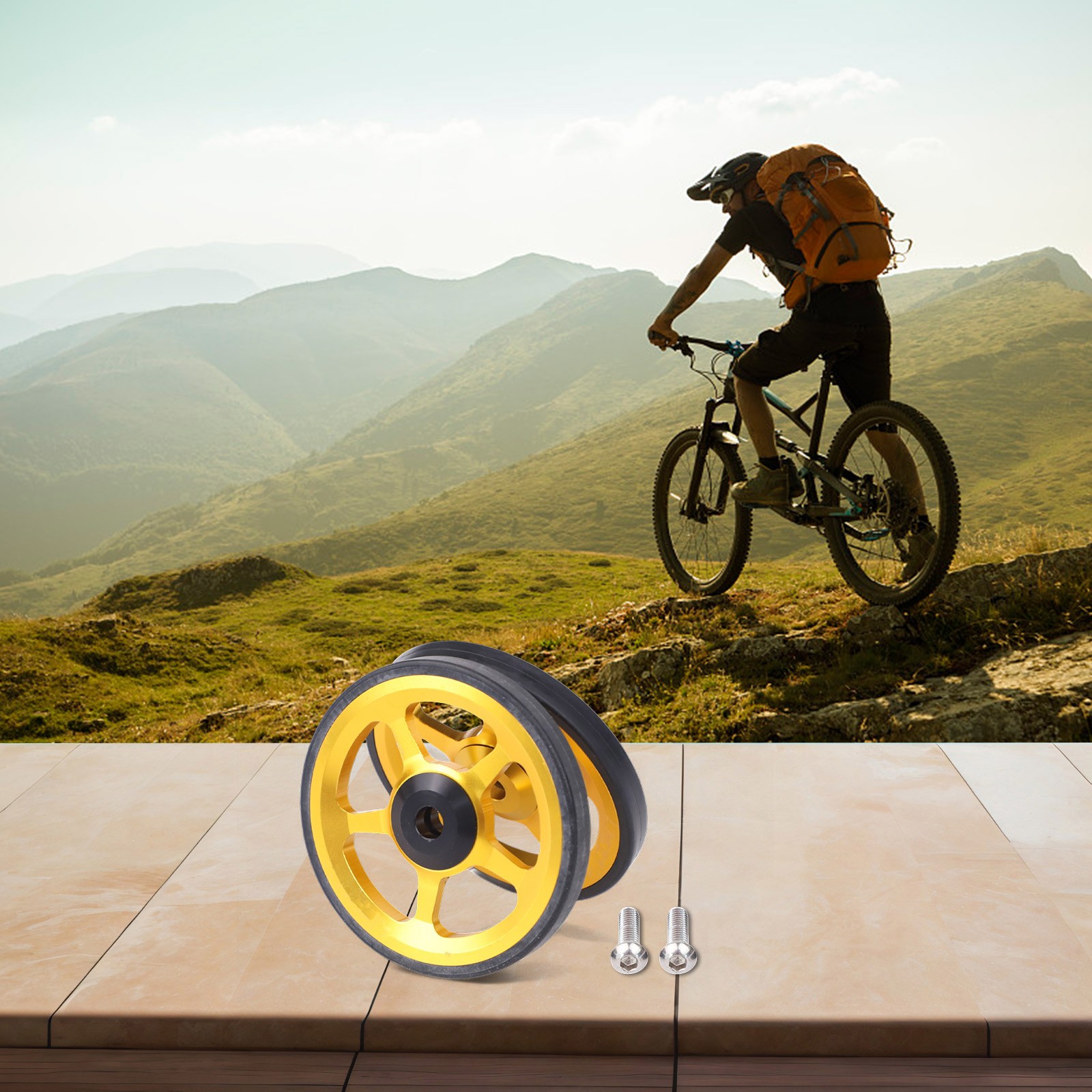 Ruote facili da trasportare 60 mm per i tuoi modelli di bici pieghevoli preferiti - Foto 25 di 35