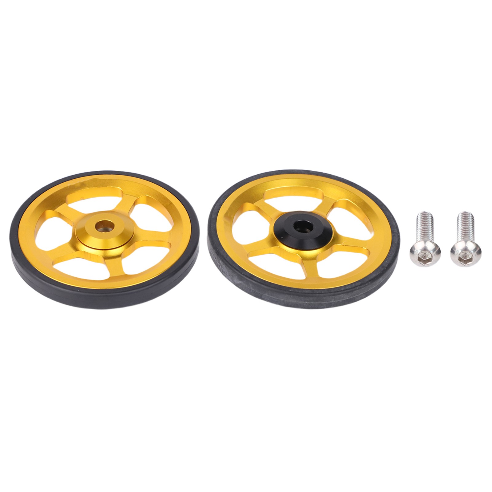 60mm Folding Bike Replacement Wheels for Brompton and For 3Sixty with Screws - Picture 32 of 35