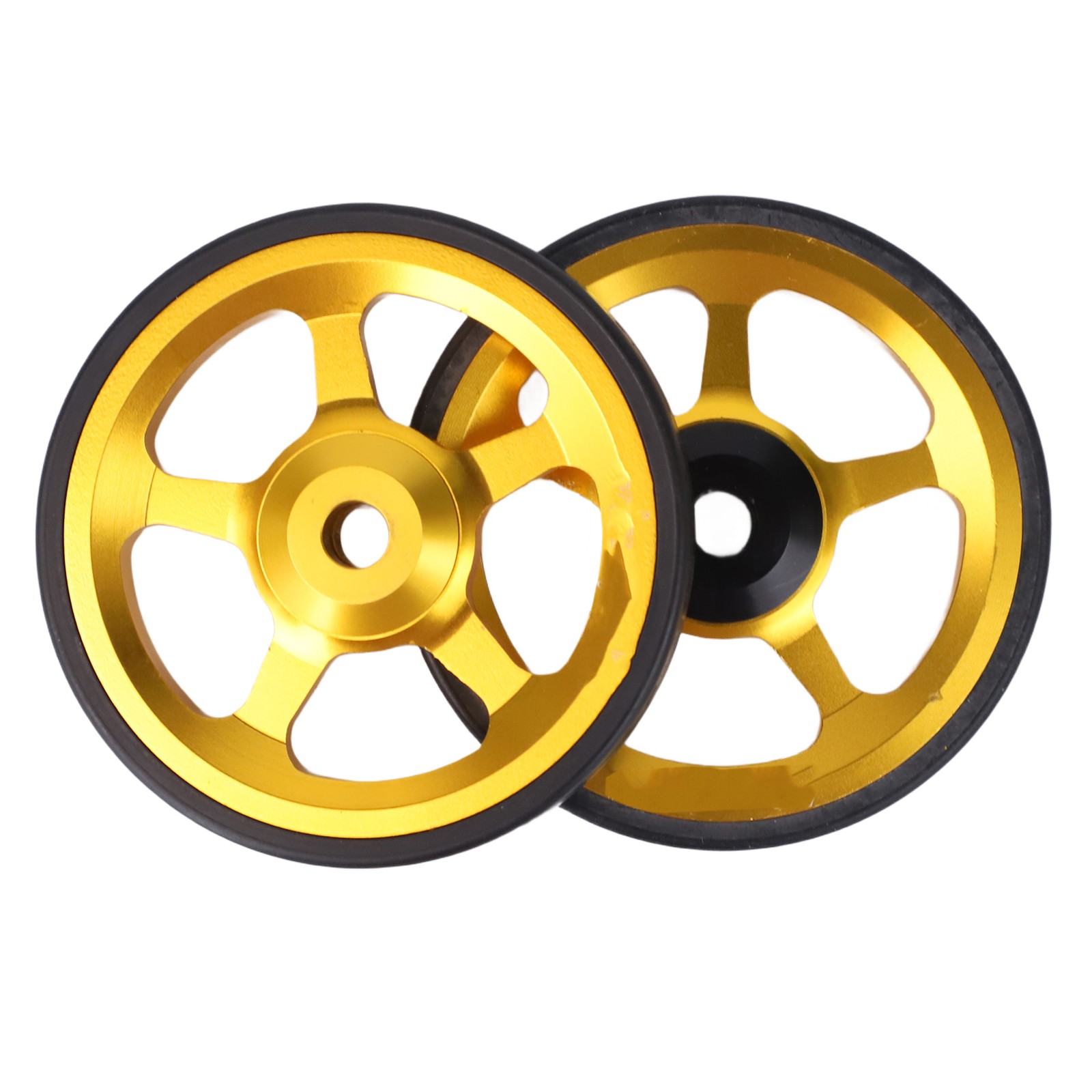 60mm Folding Bike Replacement Wheels for Brompton and For 3Sixty with Screws - Picture 23 of 35