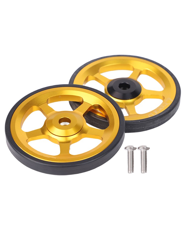 60mm Folding Bike Replacement Wheels for Brompton and For 3Sixty with Screws - Picture 31 of 35