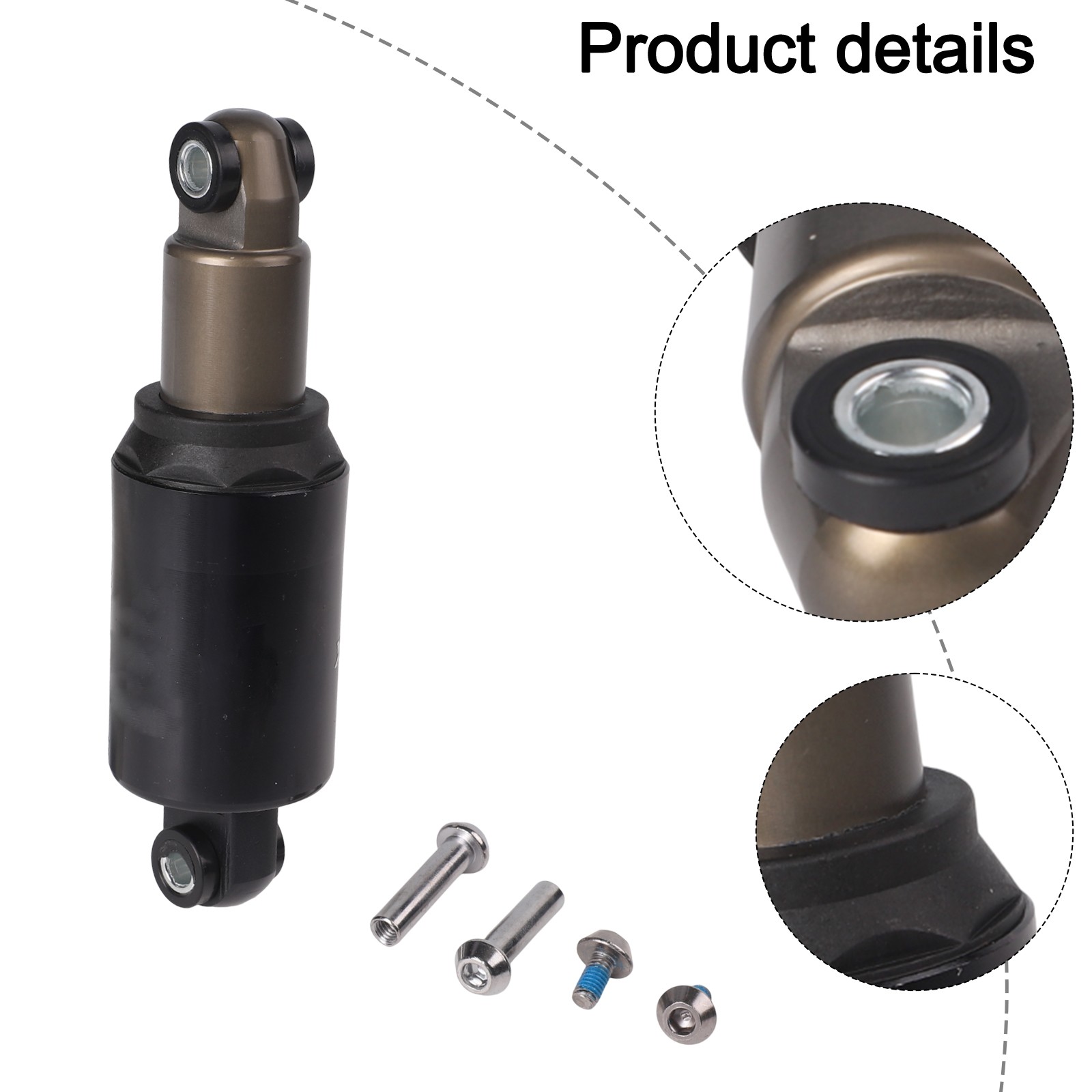 Mountain Bike Shock Absorber with Hydraulic Damping 8501000lbs 125150165 - Picture 15 of 26