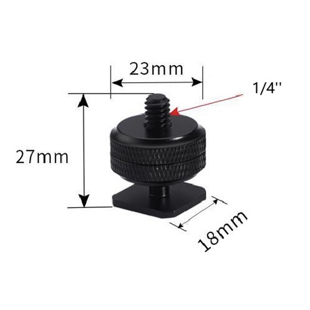 14 Inch Camera Mount Screw Adapter for Tool Accessory Attachment on DSLRs - Photo 2/9