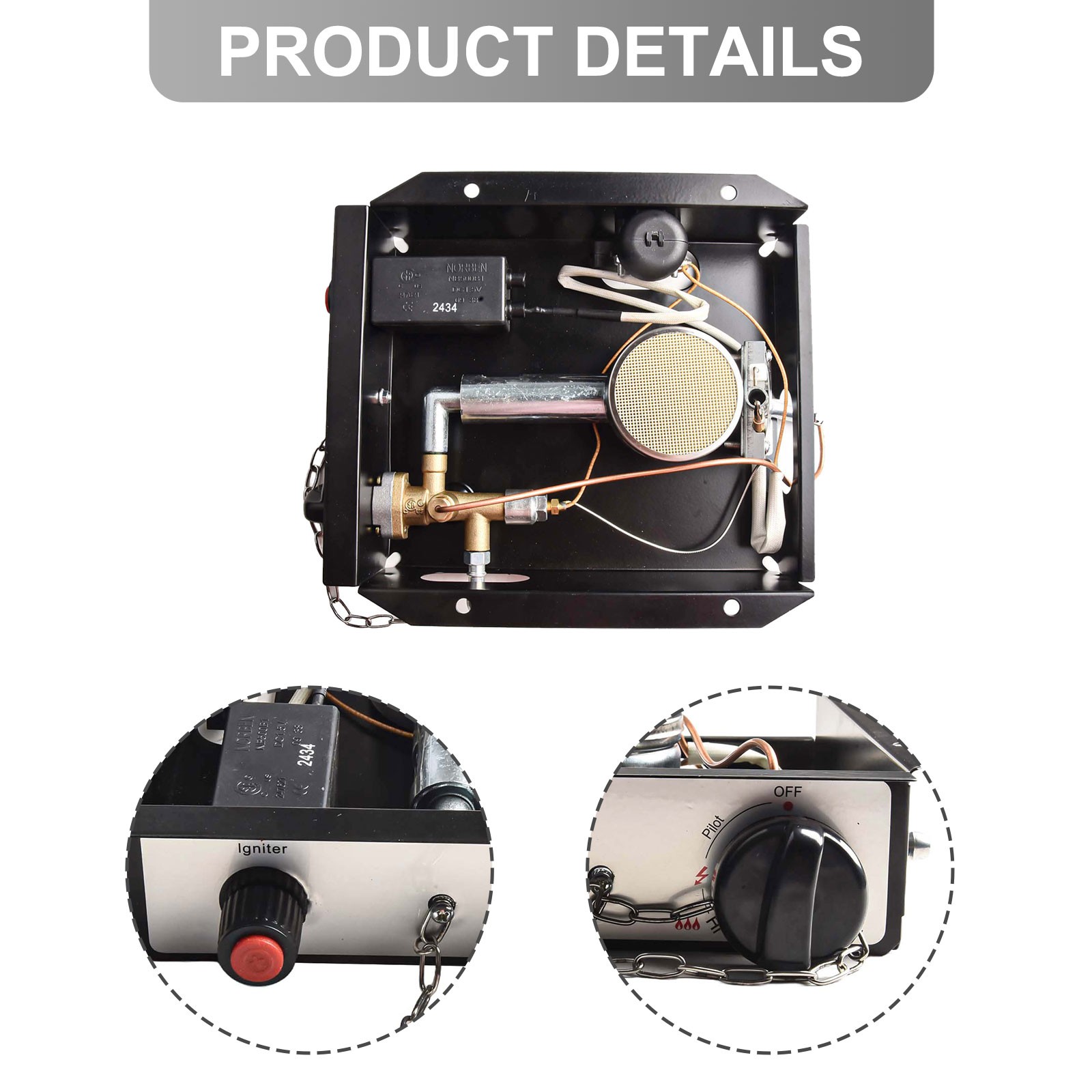 Outdoor Heating Solution Burner Module Assembly 3 Or 4 Hole Configuration - Afbeelding 25 van 40