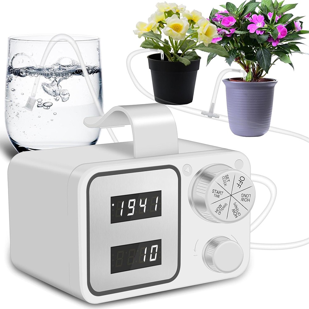 Riego automático de plantas líneas de goteo ajustables tecnología antisifón - Imagen 20 de 21