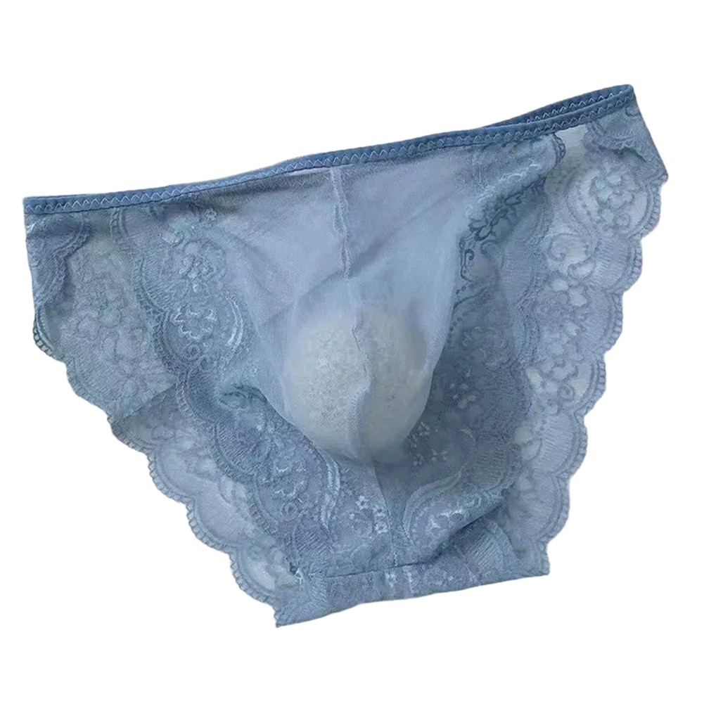Calzoncillos de encaje para hombre ropa interior transparente sin costuras para comodidad transpirable - Imagen 12 de 24