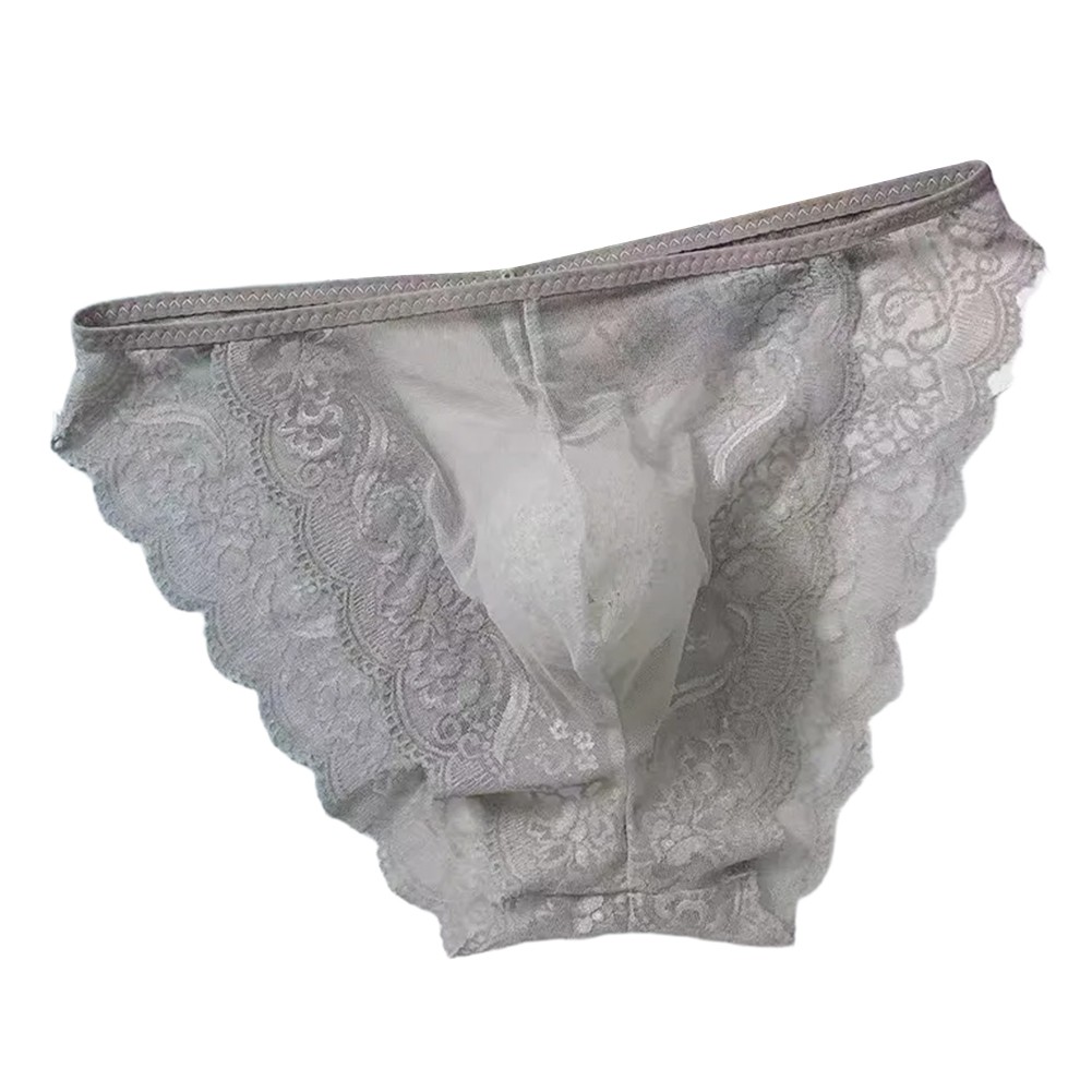 Calzoncillos de encaje para hombre ropa interior transparente sin costuras para comodidad transpirable - Imagen 24 de 24