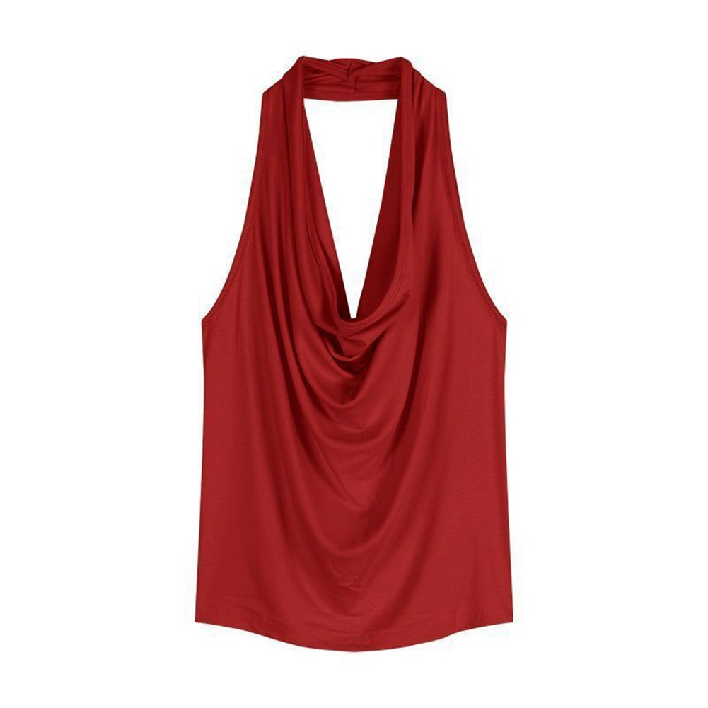 For Daily Activities Backless Halter Vest Casual Outings All-Season Wear - Picture 13 of 21