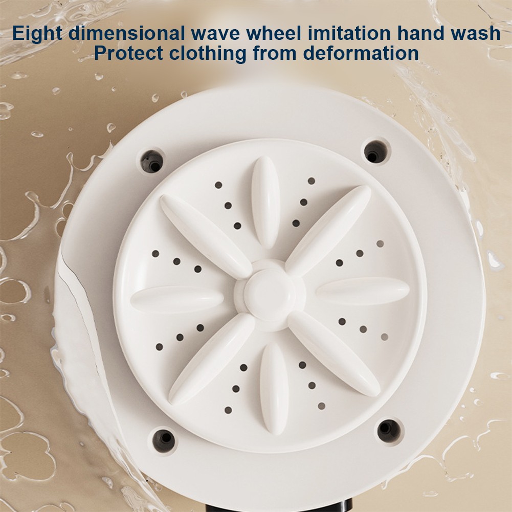 Effiziente tragbare Waschmaschine 3000mAh Akku für Feinwäsche - Zdjęcie 9 z 14