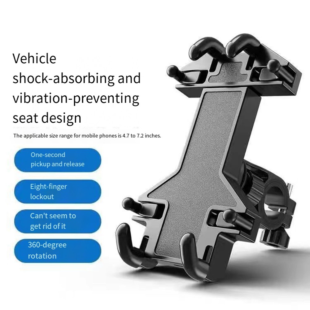 Support Téléphone Moto avec Protection Complète et Réglage Vision 360 Degré - Photo 14 sur 18